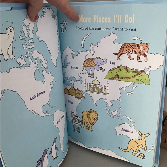 New🌈 Dr. Seus Activity Book Oh, the Places I'll Go! By Me Myself - Picture 6 of 8